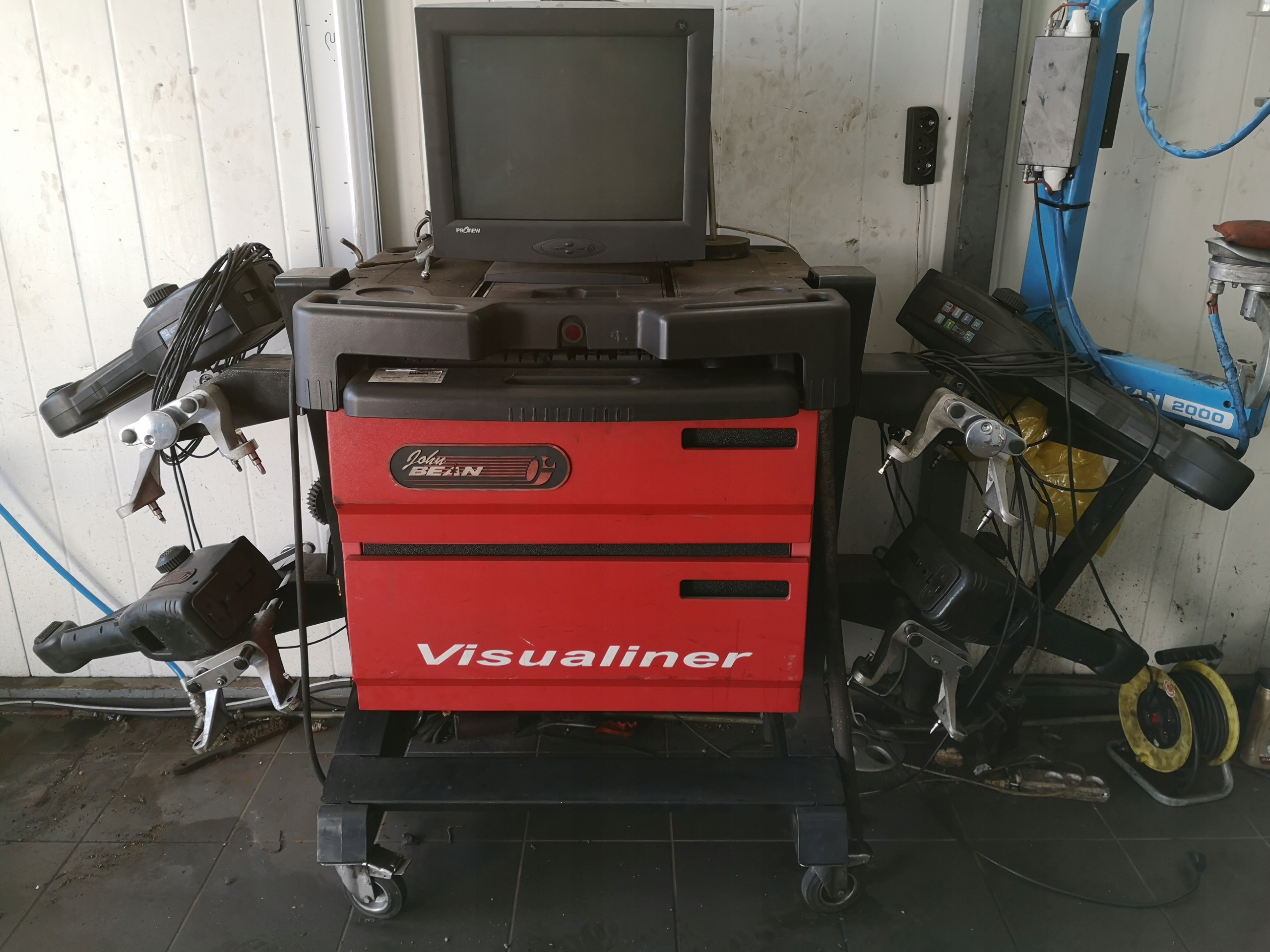 John Bean 901 do Geometrii Kół Zbieżność