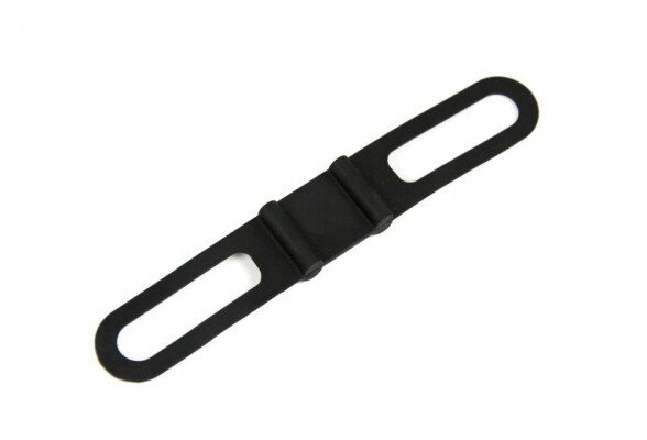 Uchwyt silikonowy do akcesoriów rowerowych latarek