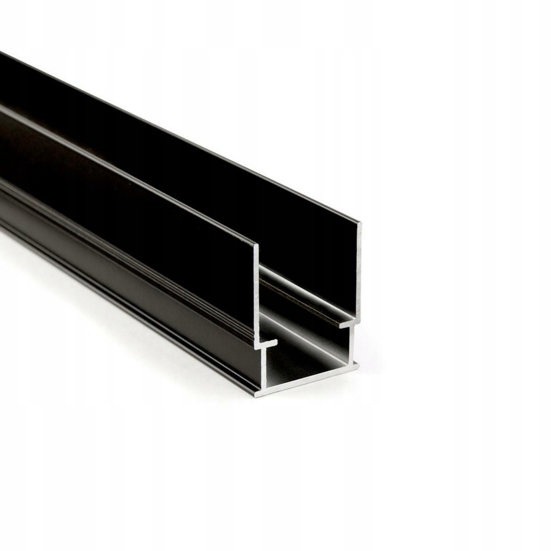 Light Impressions Deko-Light Combo montážny profil do betónu 2 m, čierna 970