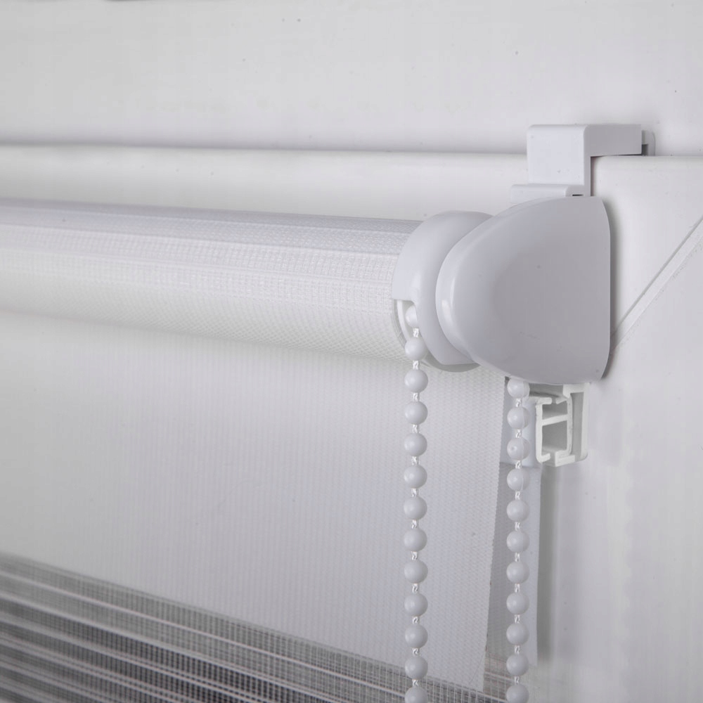 ROLETY DZIEŃ NOC WEWNĘTRZNE NA WYMIAR BEZINWAZYJNE 76x140CM JASNY SZARY Marka Mardom