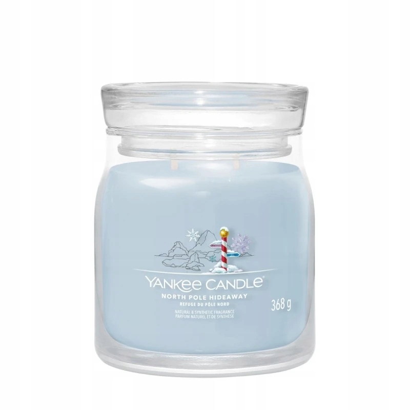 Yankee Candle Signature – střední svíčka North Pole Hideaway