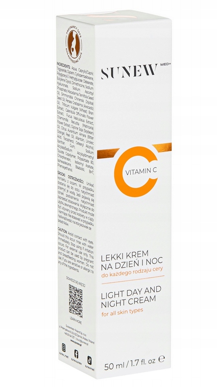 Sunew Med Lekki krem na dzień i na noc z witaminą C 50ml