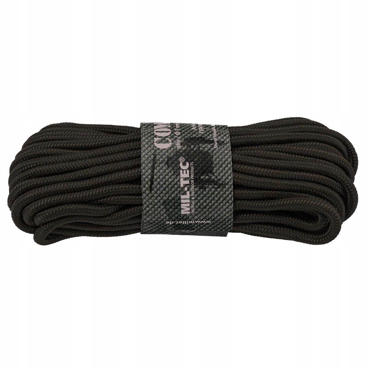 

Linka Mil-Tec 7 mm x 15 m 420 kg czarna