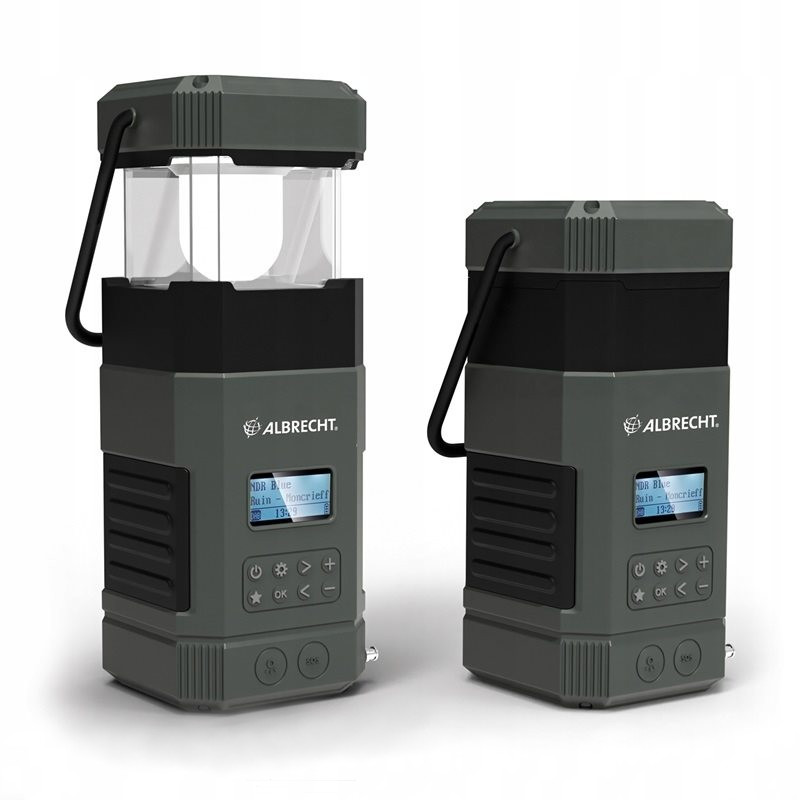 Albrecht DR 114 radio alarmowe FM/DAB+ solar dynamo Bluetooth USB-C 5000mAh