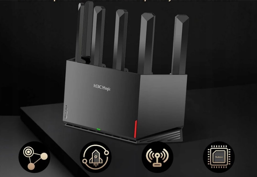 Router H3C Magic NX54 Gigabit 802.11.ax (Wi-Fi 6) 2.4/5GHz 4804Mbps