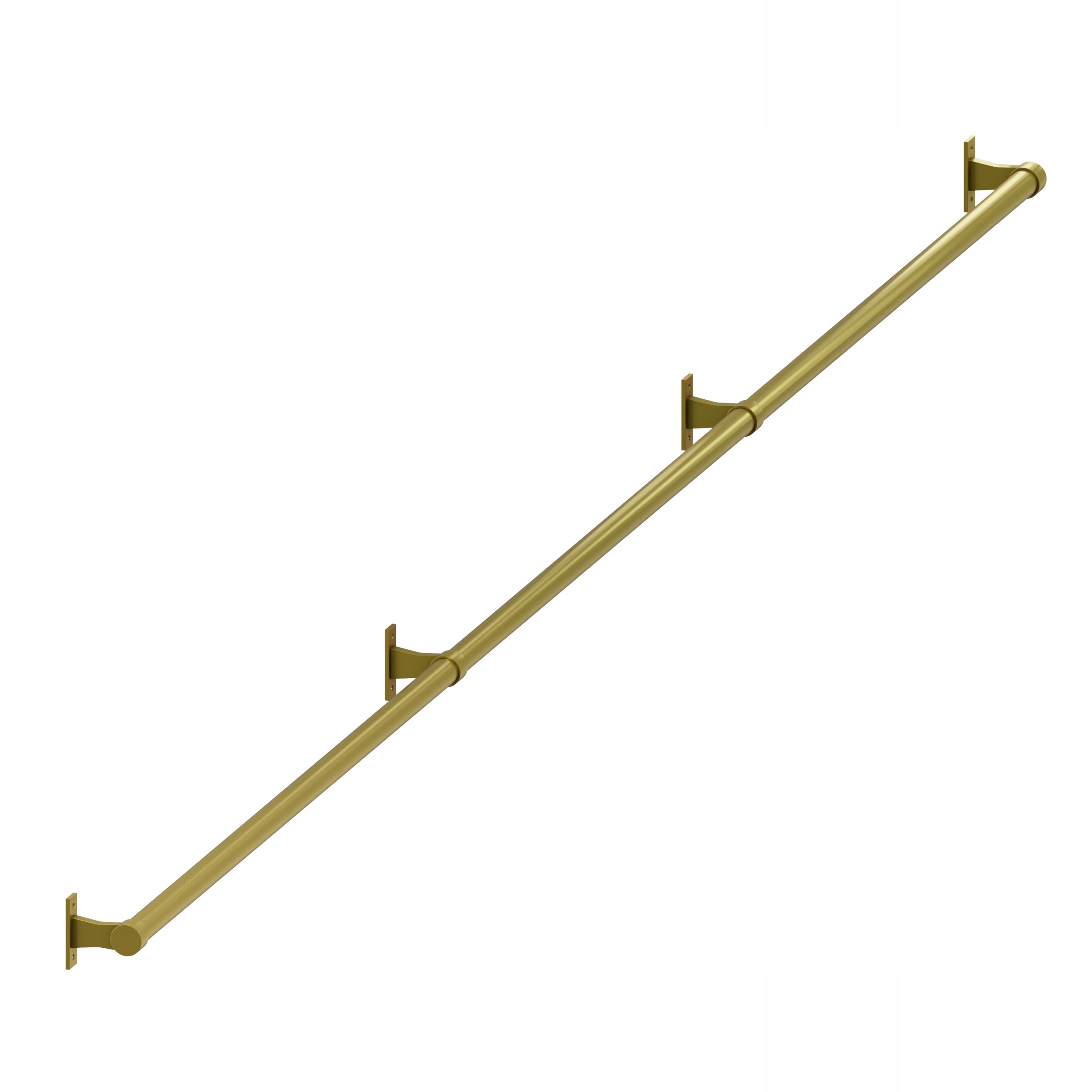 Schodišťová Zábradlí Na Schody Držák Zlatý Mat 25 mm 300 cm Porto