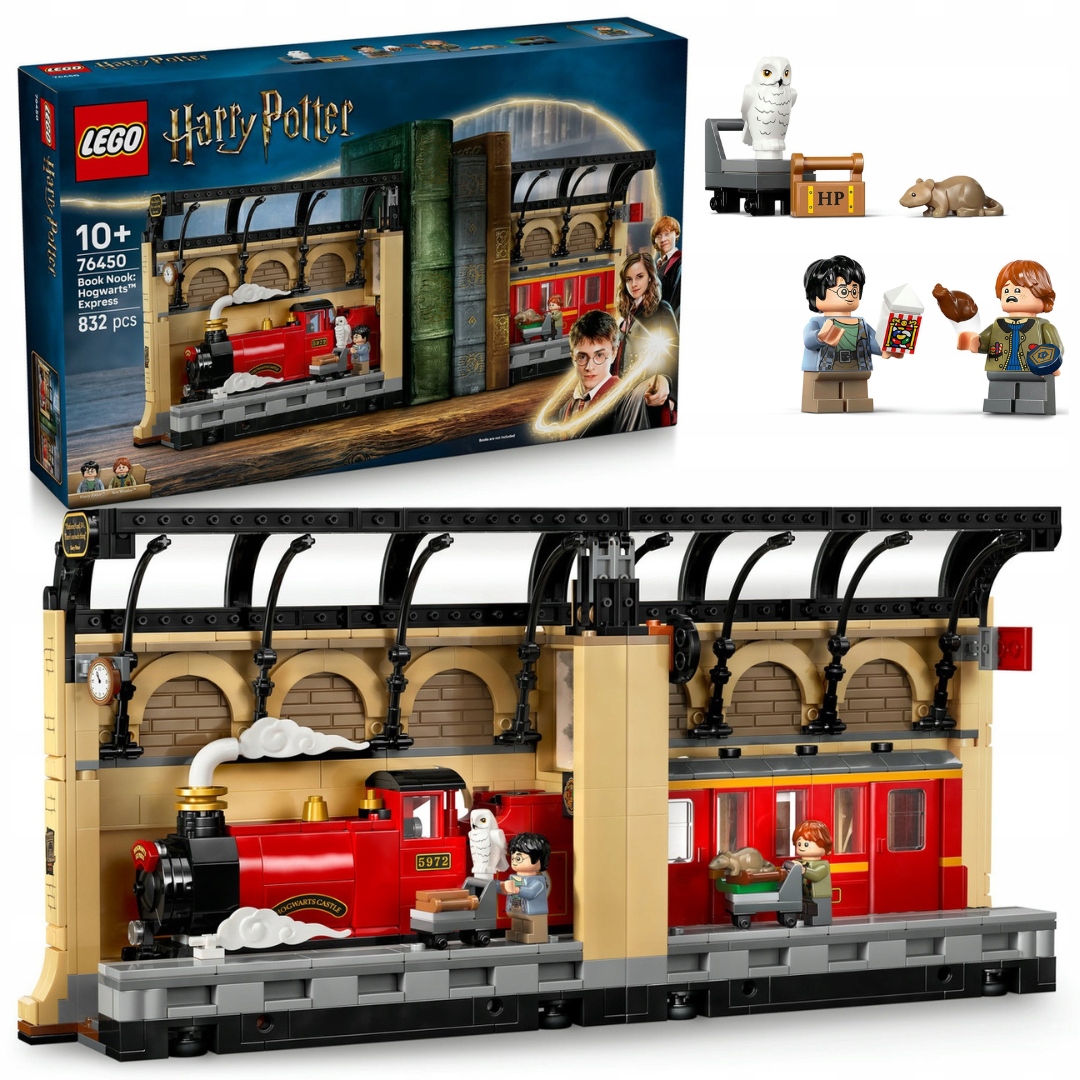 Lego 76450 Harry Potter Kniha Nook: spěšný vlak do bradavic