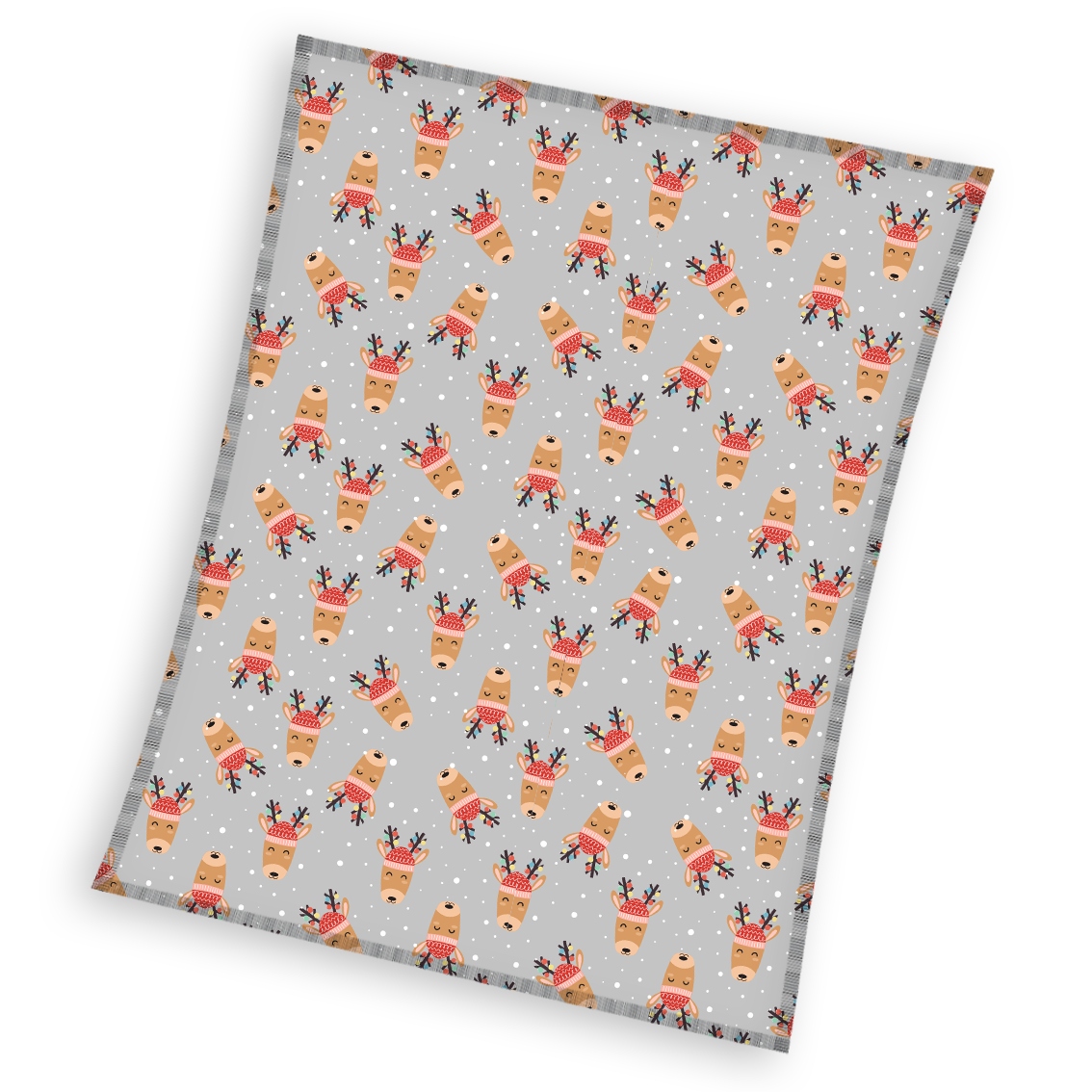 

Koc Świąteczny Flanelowy 130x170 Renifery