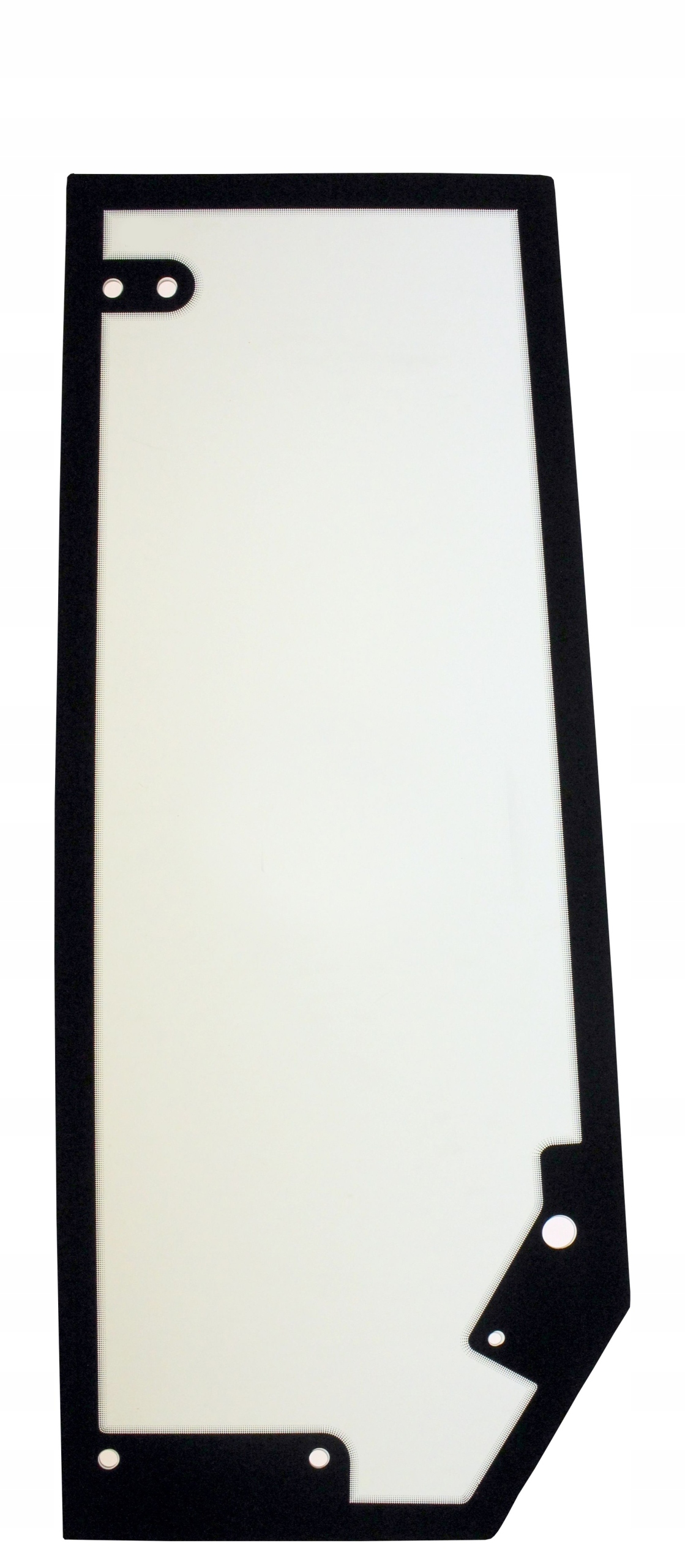 76303212 - СТЕКЛО ДВЕРИ ЛЕВОЕ ШЕЛКОГРАФИЯ NEW HOLLAND W130C