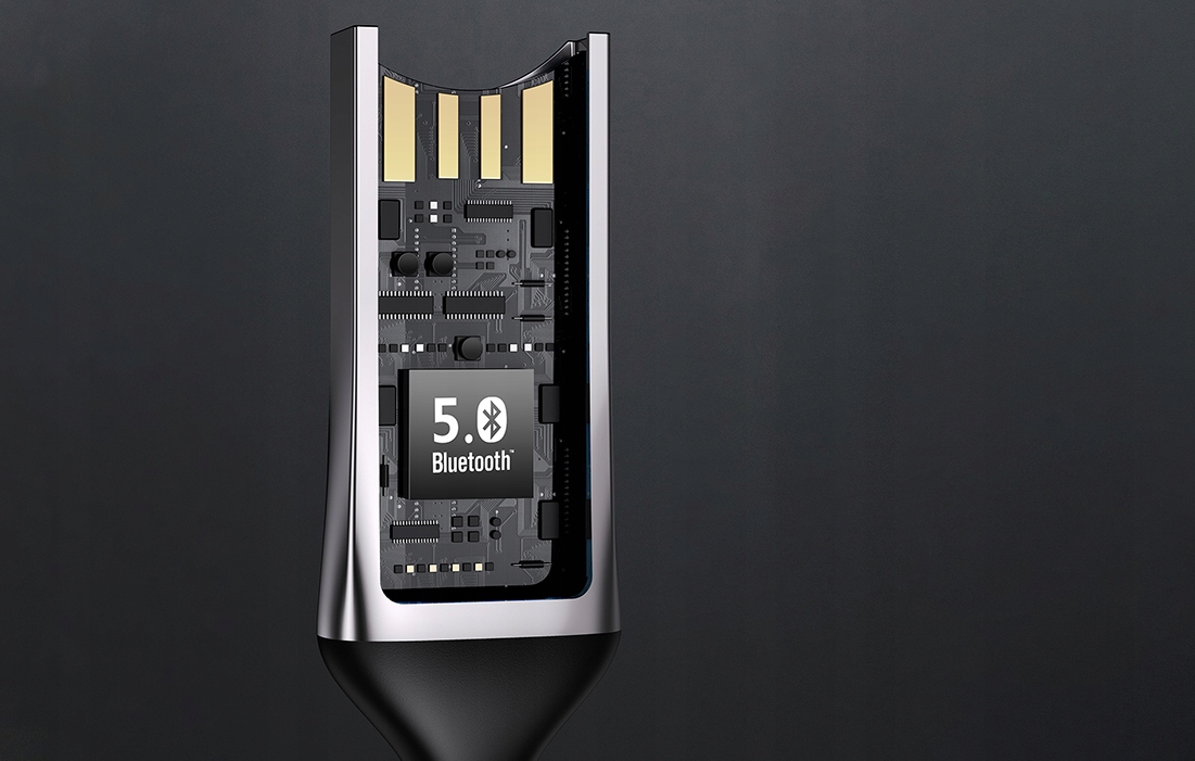 BEZPRZEWODOWY ADAPTER BLUETOOTH 5.0 USB AUX Model 028588