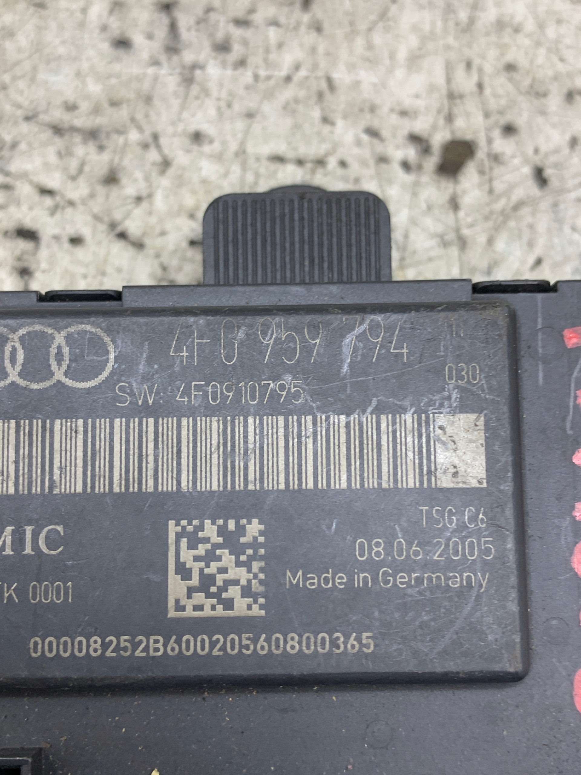 module control unit door 4F0959794 AUDI