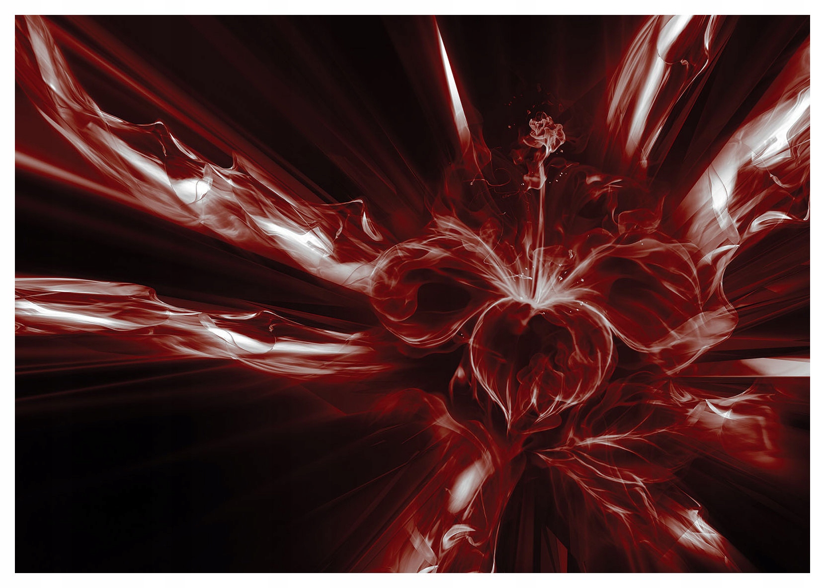 Fototapeta Abstrakcia Energia Dynamika Svetlo Červená Biela 350x250 lepidlo