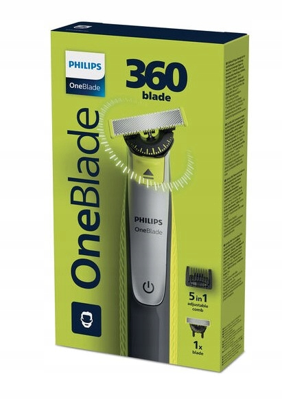 Holicí Strojek Philips OneBlade 360 Face QP2734/23 Do Brody 5 V 1