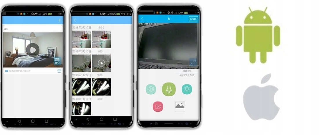 MINI KAMERKA WiFi ANDROID iOS REAGUJĄCA NA RUCH EAN (GTIN) 5906746021765