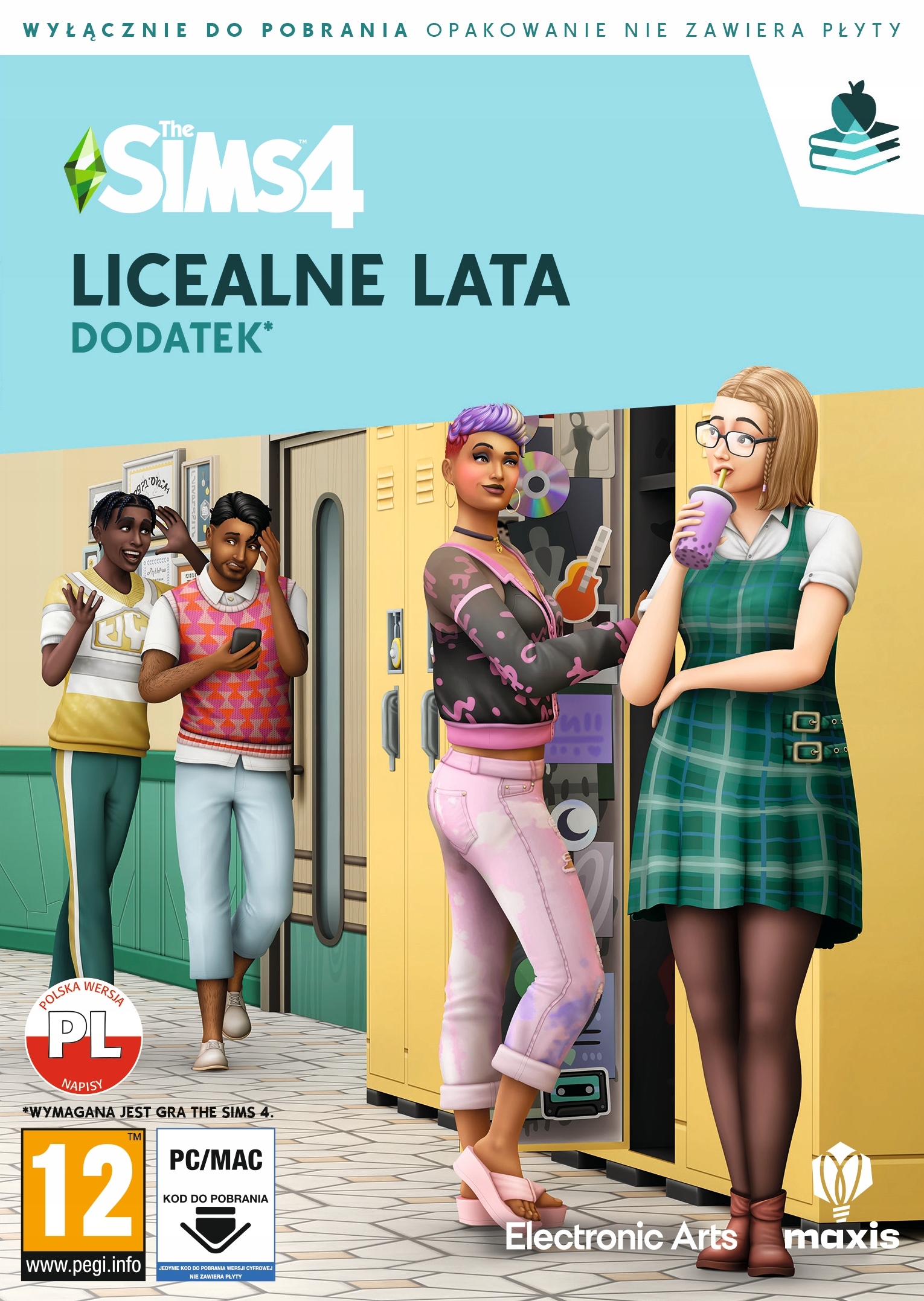 THE SIMS 4 LICEALNE LATA - KLUCZ ORIGIN (PC) | DLC