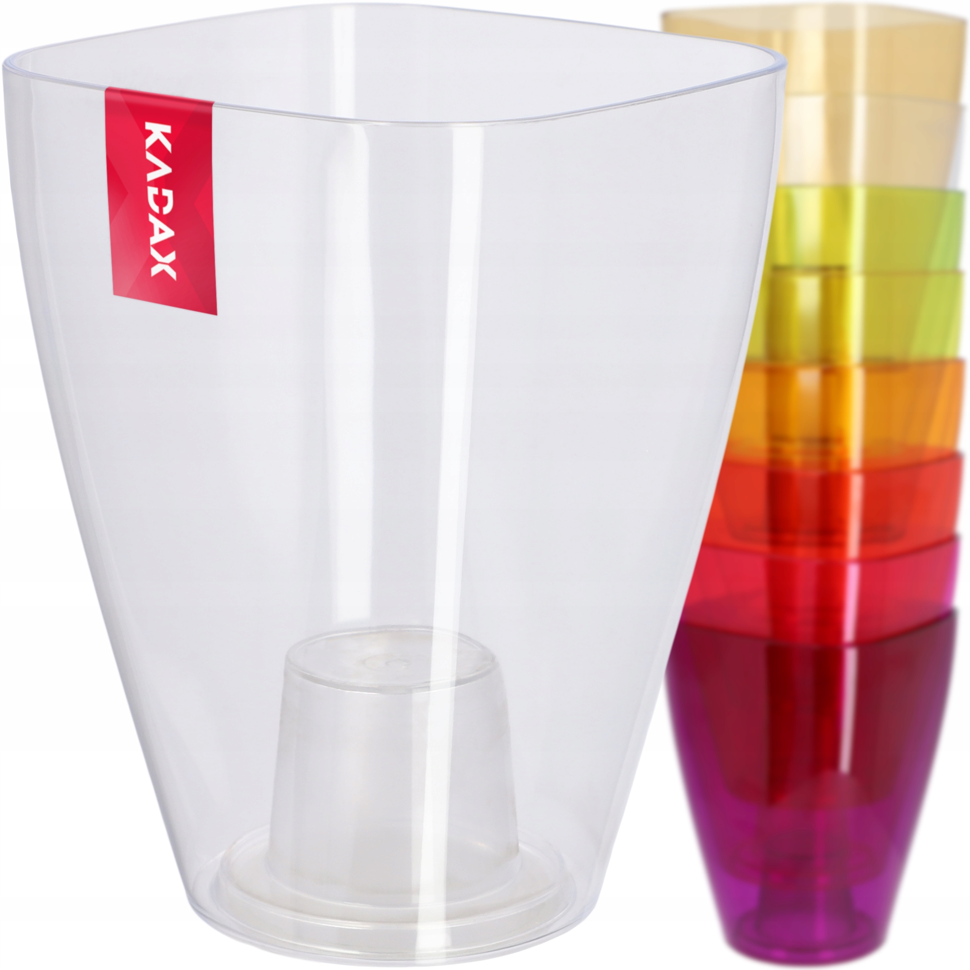 

Doniczka Osłonka Na Storczyk Kwiaty Bezbarwna 9 cm