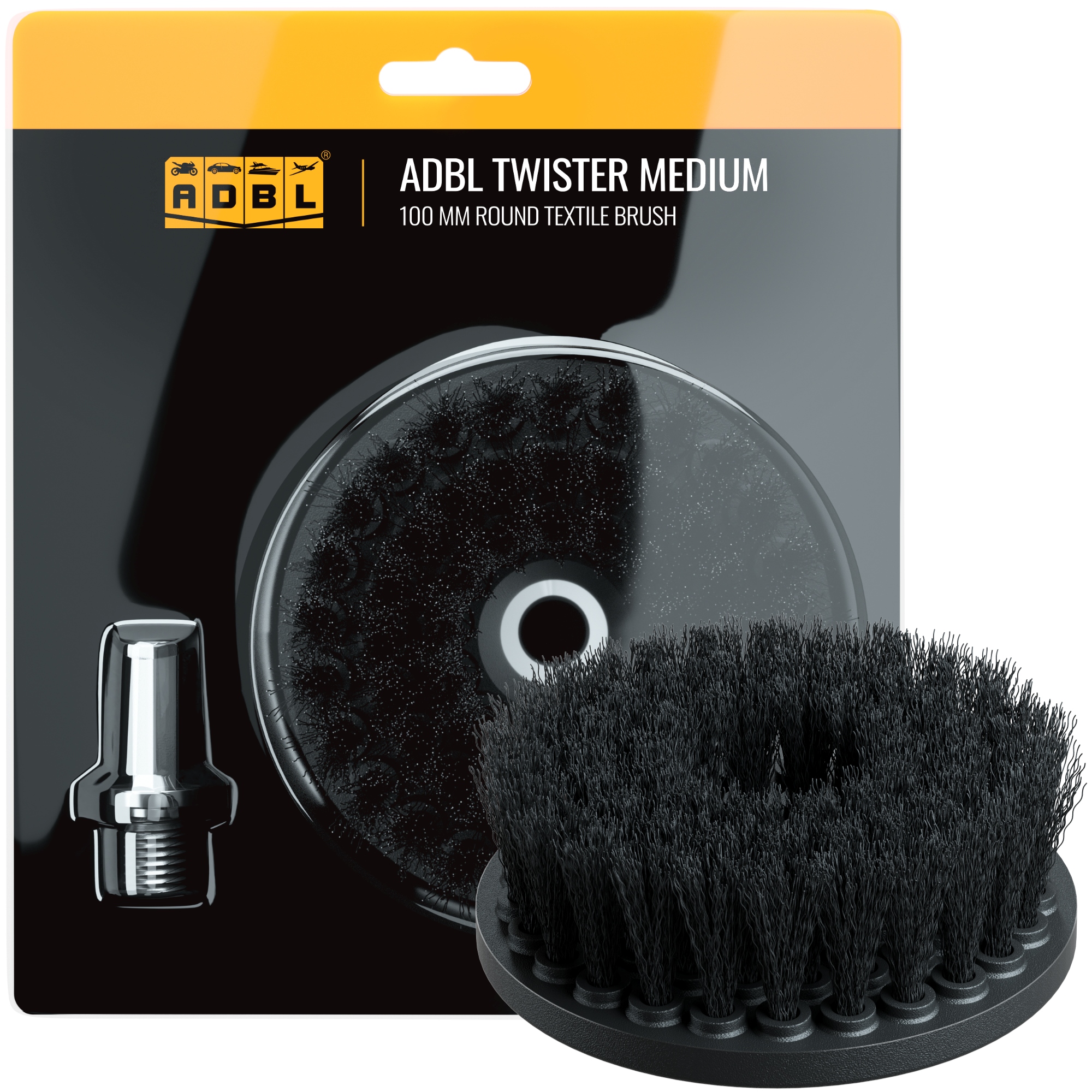

Adbl Twister Medium 100mm Szczotka na Wiertarkę