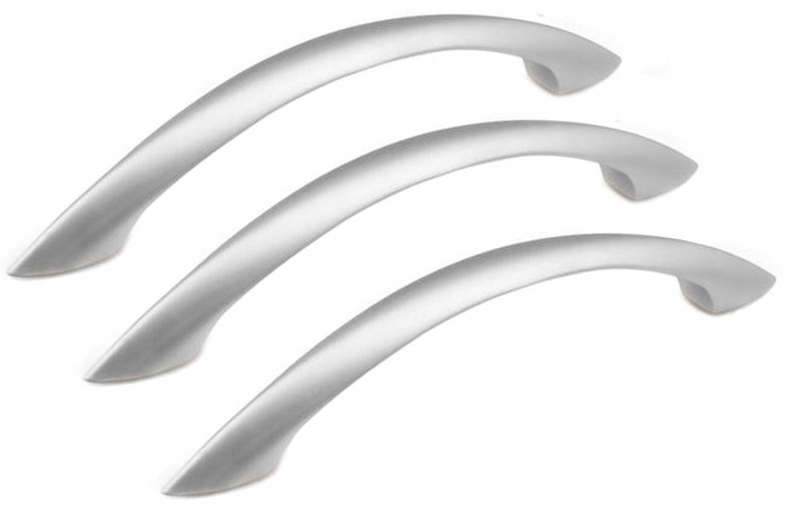

3x Uchwyt Meblowy Do Szafek Aluminium L-128 mm