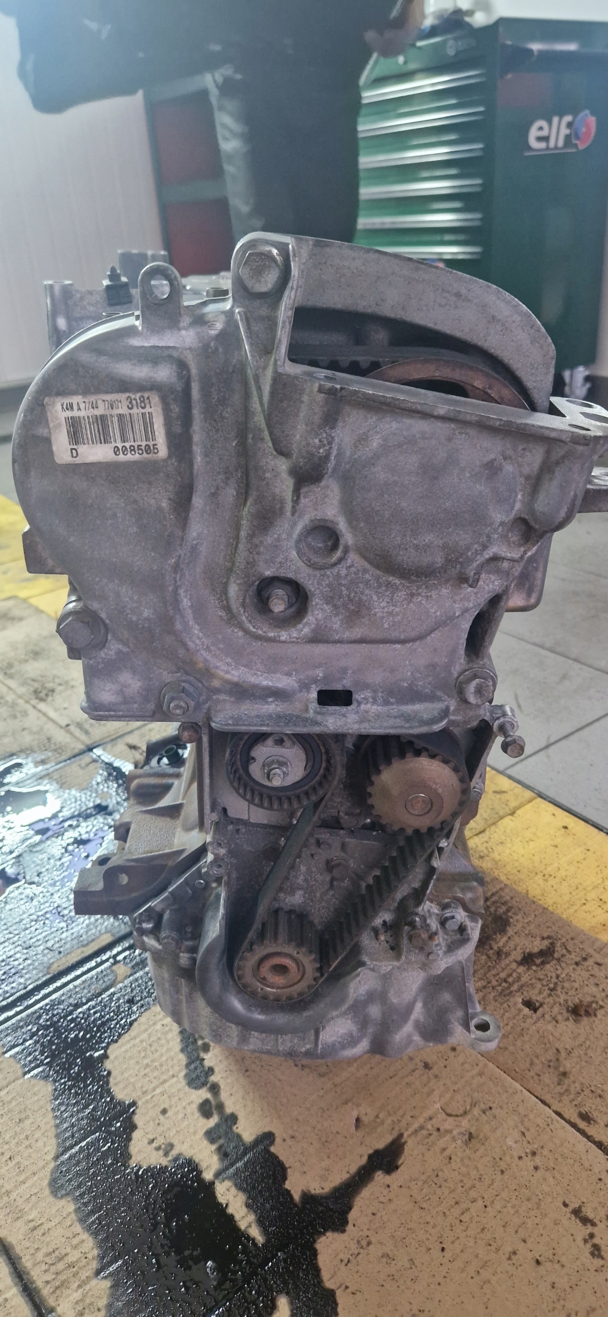 Двигатель renault 1.6 16V K4M 744