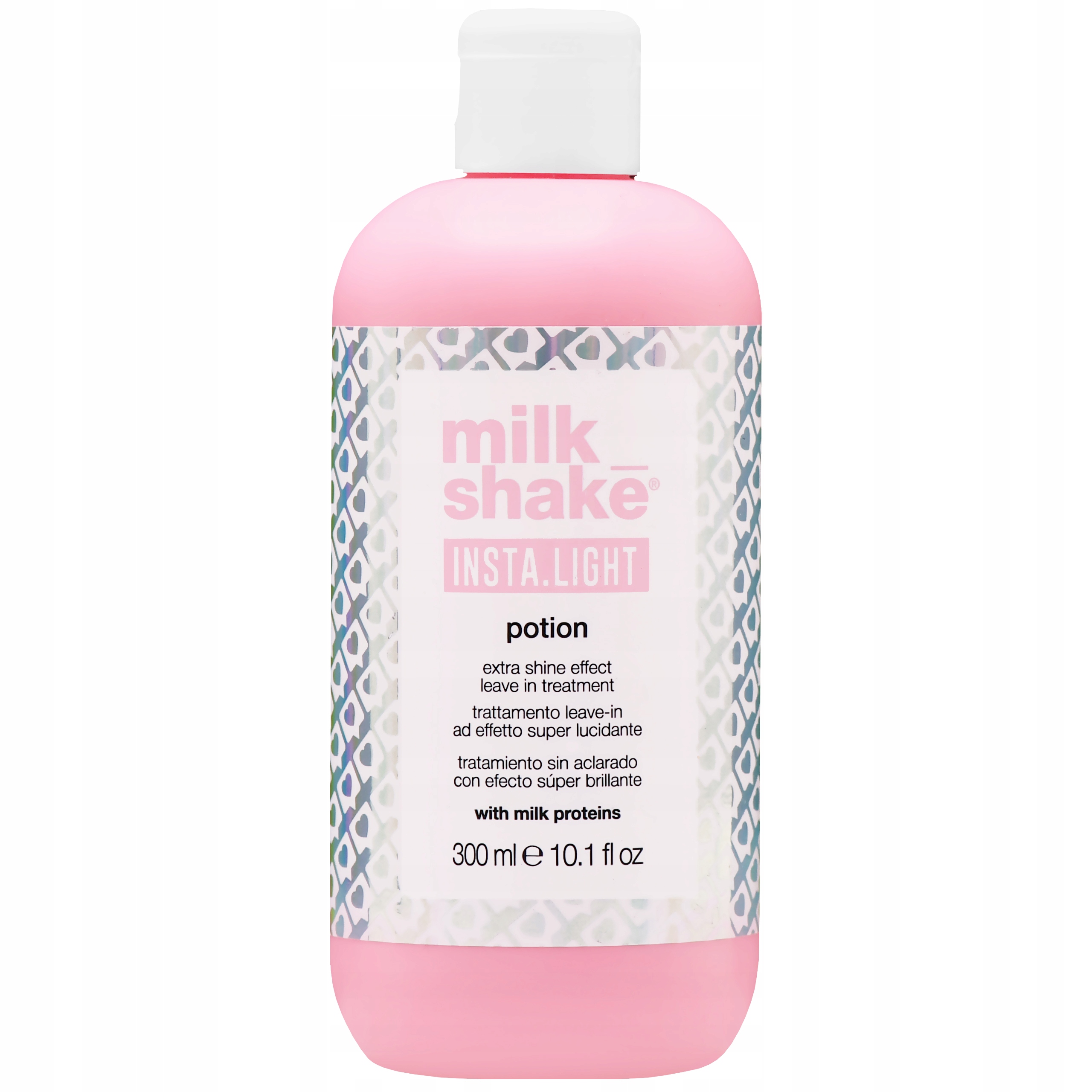 Lehký kondicionér pro lesk vlasů Milk Shake Insta Light vyhlazuje vlasy a vyhlazuje je 300 ml