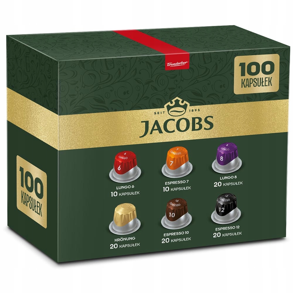 Kapsułki do Nespresso(r)* Jacobs mix lungo espresso 9+1 Gratis!