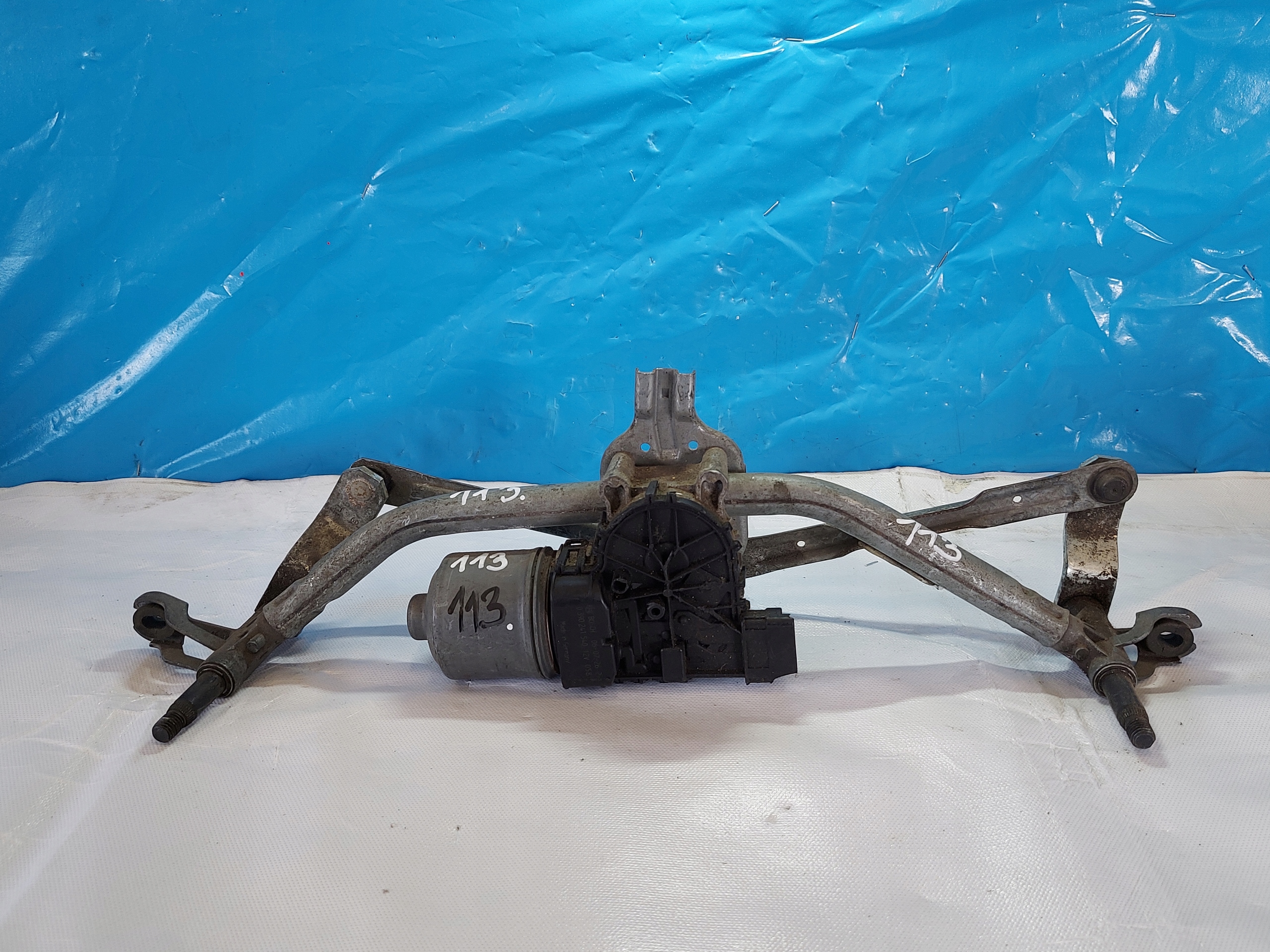 wiper mechanism PEUGEOT 207 9650380780 front