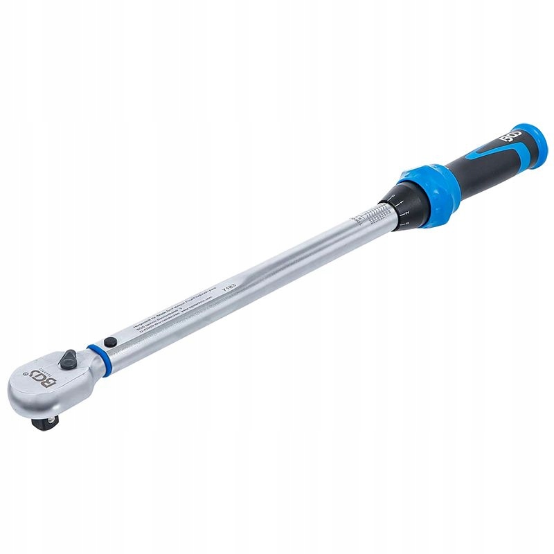 Momentový kľúč s obojsmernou račňou 12,5 mm (1/2") 40-210 Nm Bgs