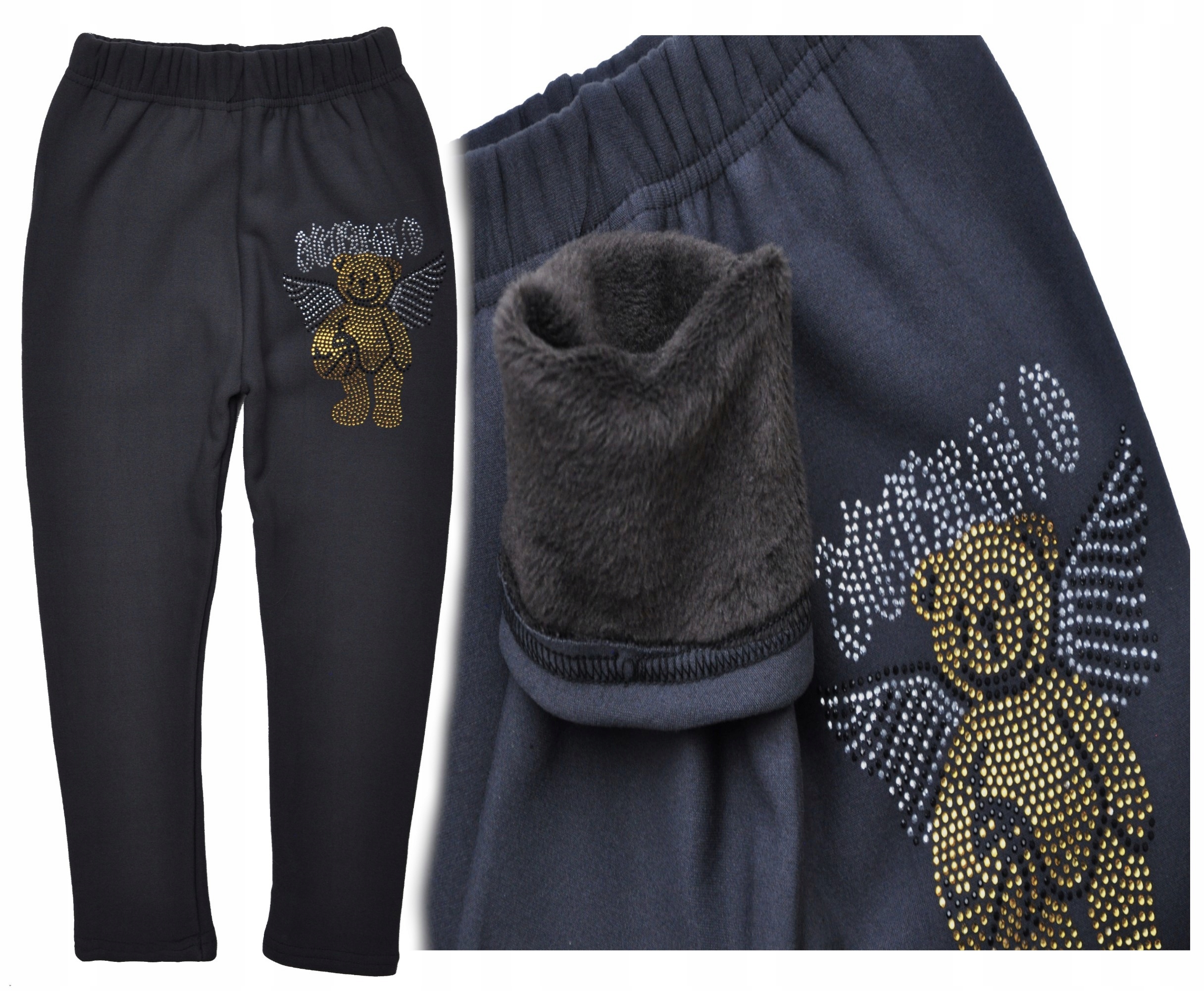 

Bear legginsy ocieplane misiem sz(116-152) r 128