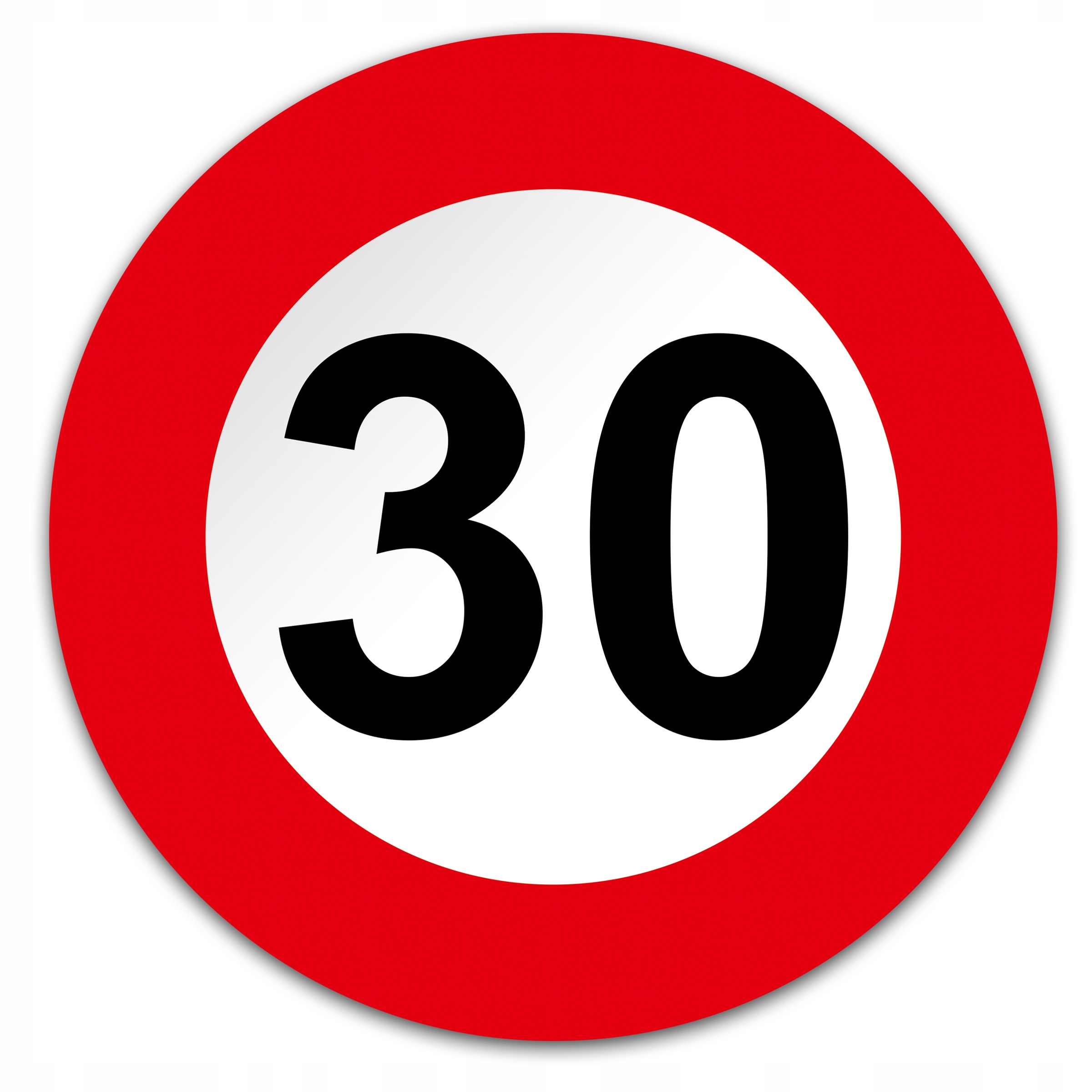 

Ograniczenie Prędkości 30 km/h Naklejki Odblaskowe