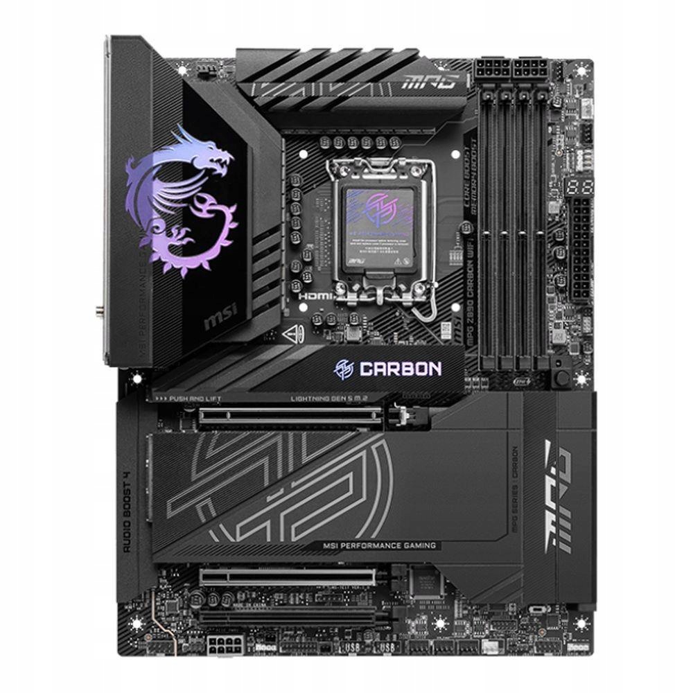 Msi Základná Doska Mpg Z890 Carbon Wifi Pre Procesor Intel DDR5 PCIe 5.0 Atx
