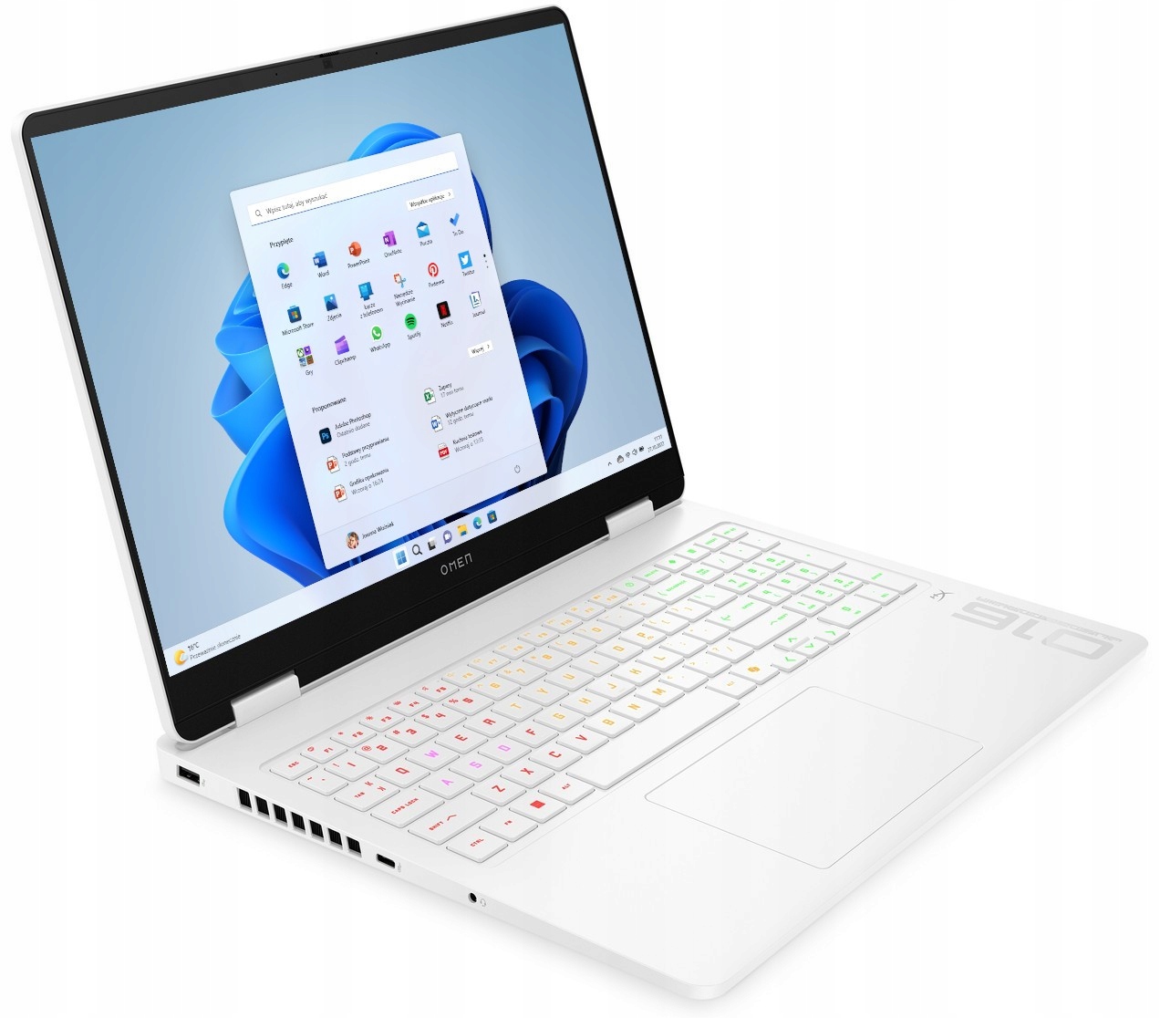 Hp Omen 16 Ultra 7 255H 16"-2K-144Hz 24GB 1TB Win11Home RTX5070 Biały