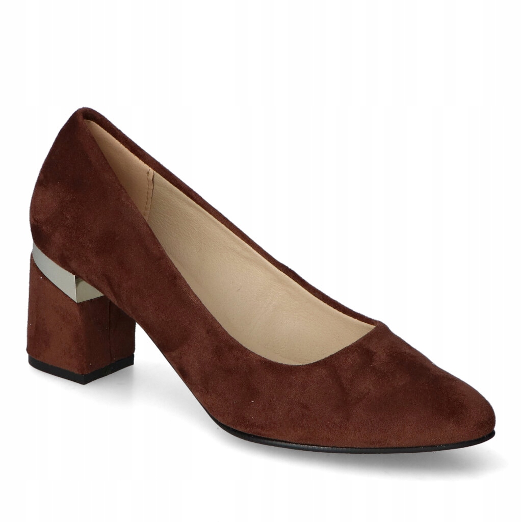 Kamex-But 216 Čokoláda semišové lodičky 37