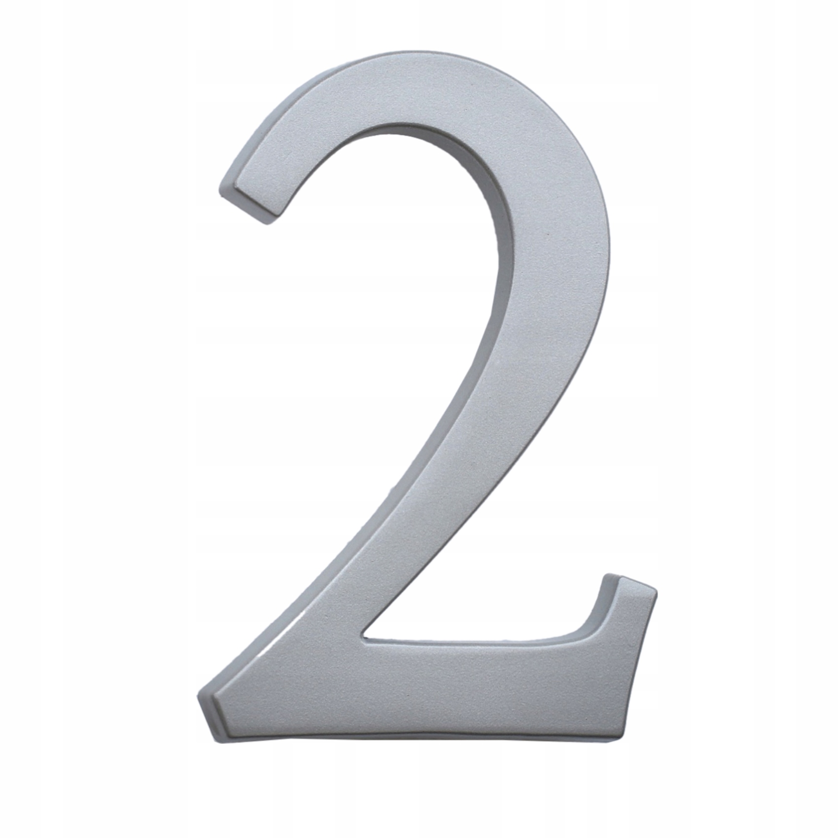 NUMER NA DOM NUMER DOMU ALUMINIUM CYFRY 19CM Kolor Inox