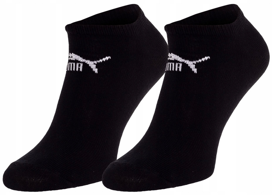 PUMA SKARPETY STOPKI 3 PARY CZARNE 39-42 Kolor czarny