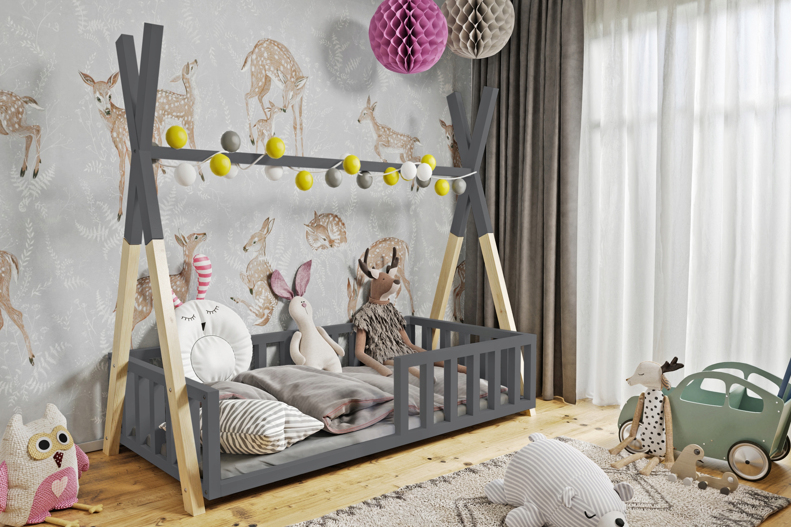 Łóżo dla dziecka WIGWAM/TIPI 160x80 Marka inna