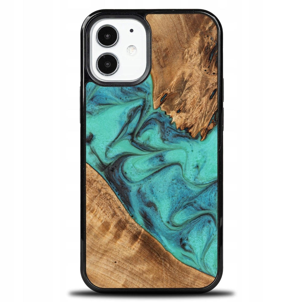 Pouzdro Bewood Unique pro iPhone 12 Mini tyrkysové