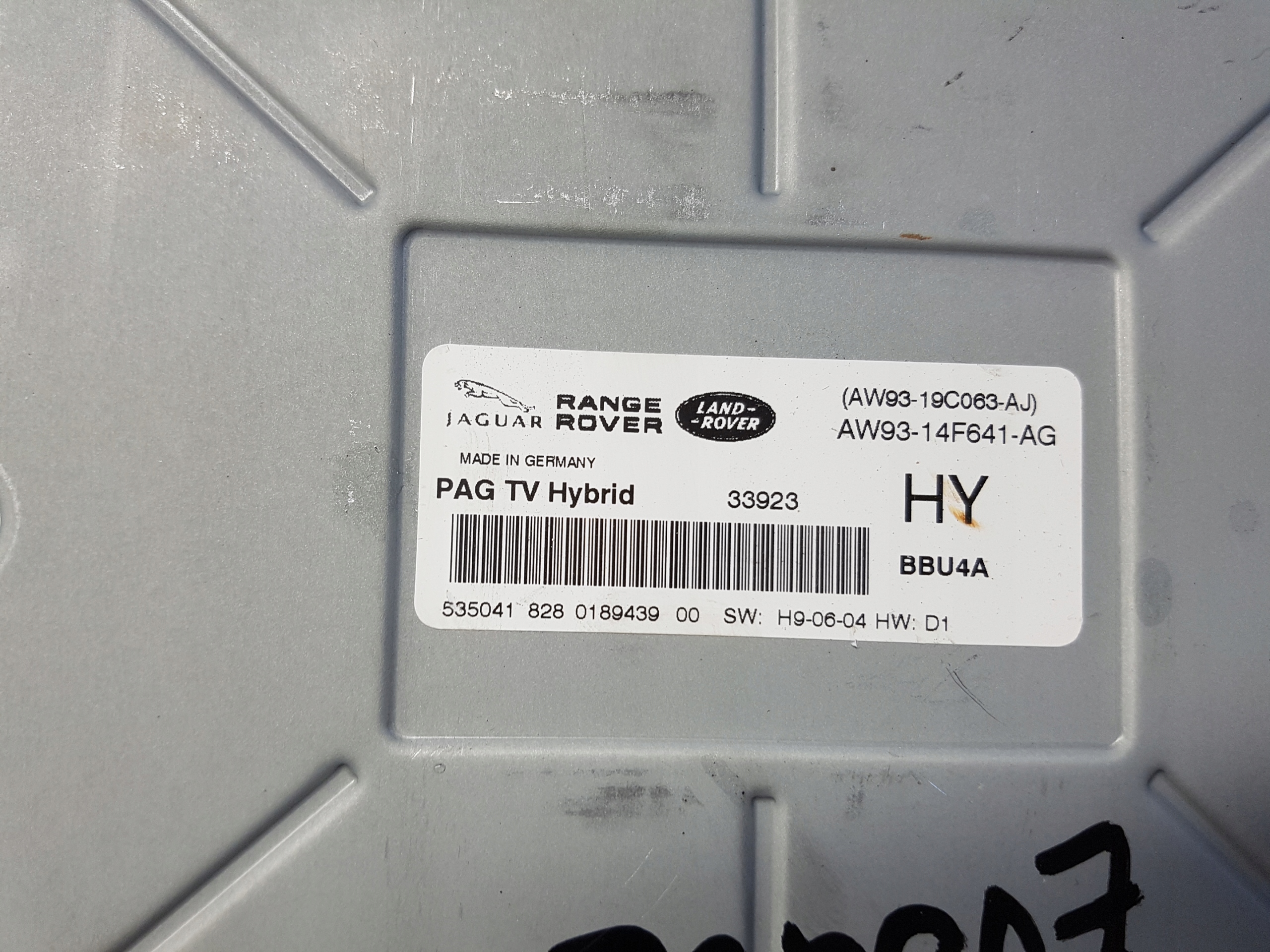 RANGE ROVER EVOQUE tuner TV Module Unité de contrôle