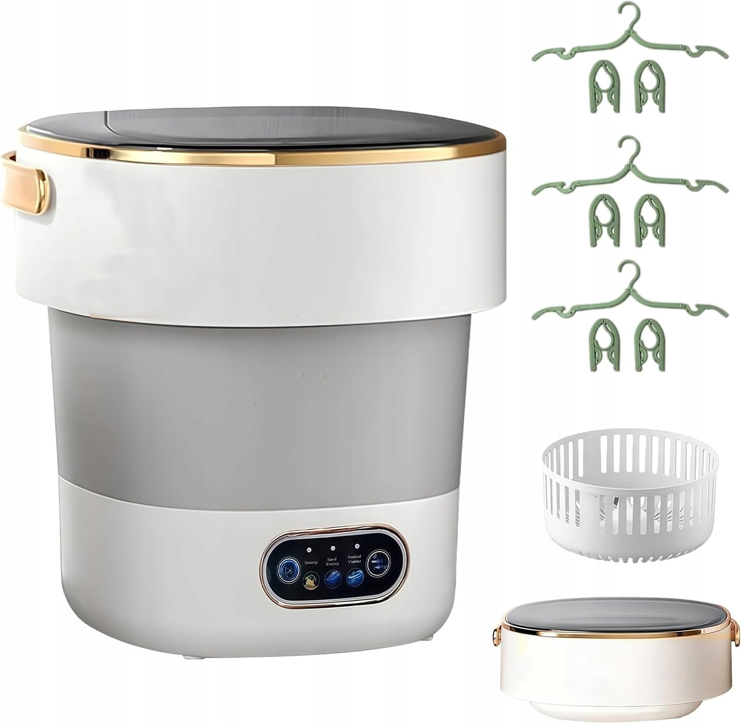 Kenbro Mini Skládací Pračka 15 L 2,5 Kg S Kempingovou Odstředivkou