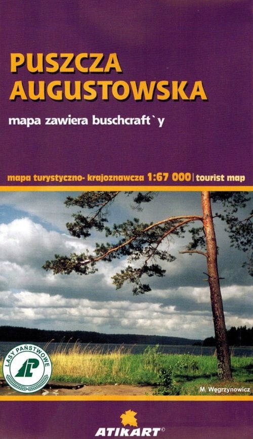 Puszcza Augustowska Mapa Turystyczna Atikart
