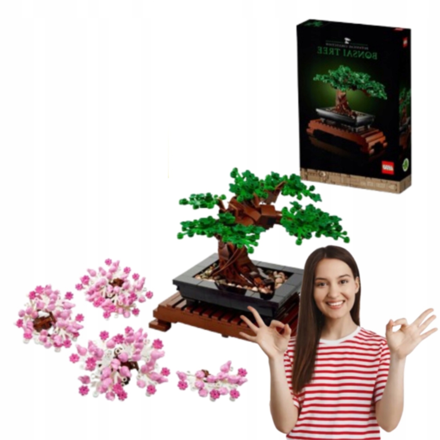 Lego Botanicals Icons 10281 Drzewko Bonsai 878 Elementów Dekoracja