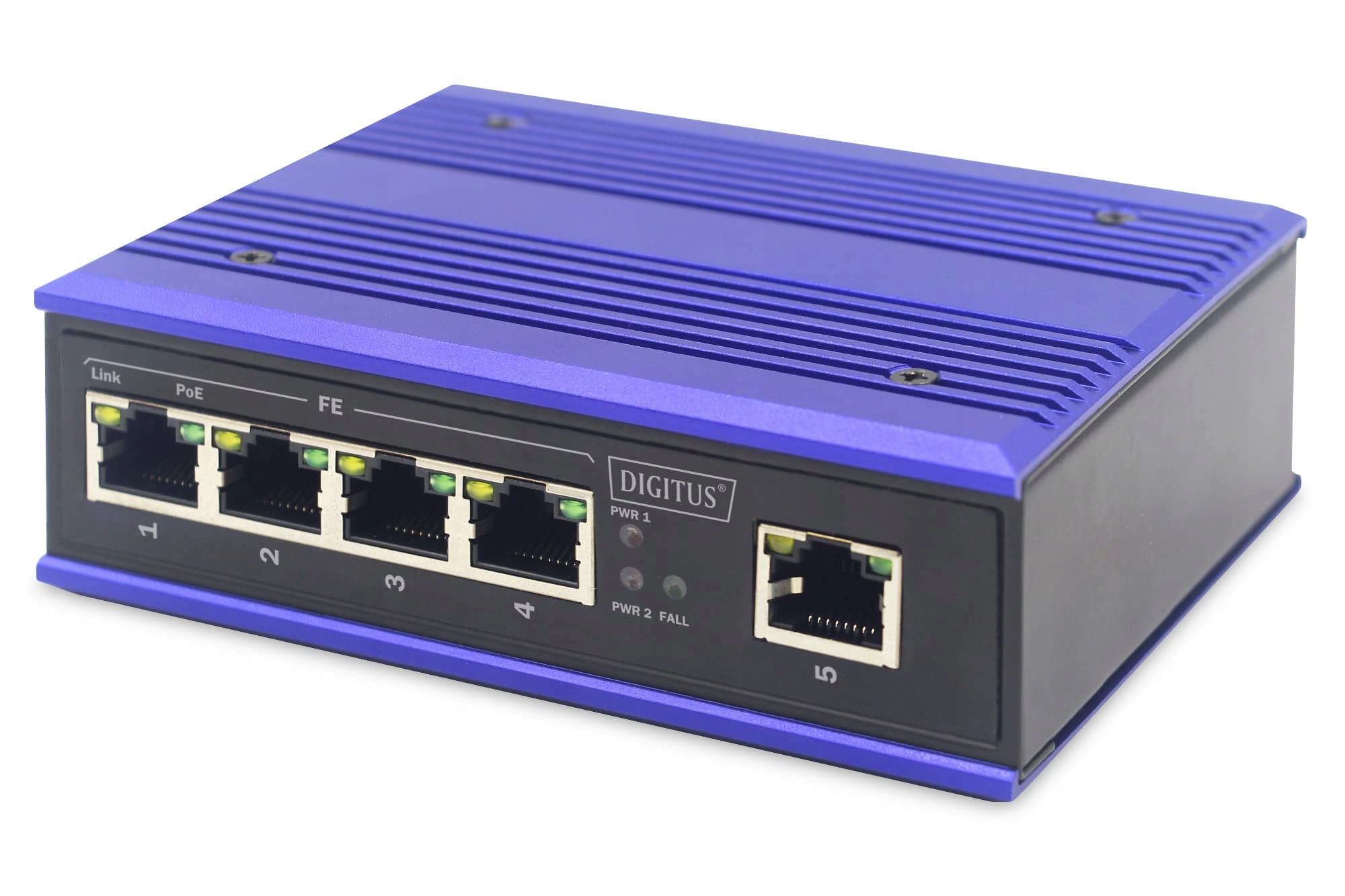 Digitus 4portový Fast Ethernet PoE Switch 1 Uplink port