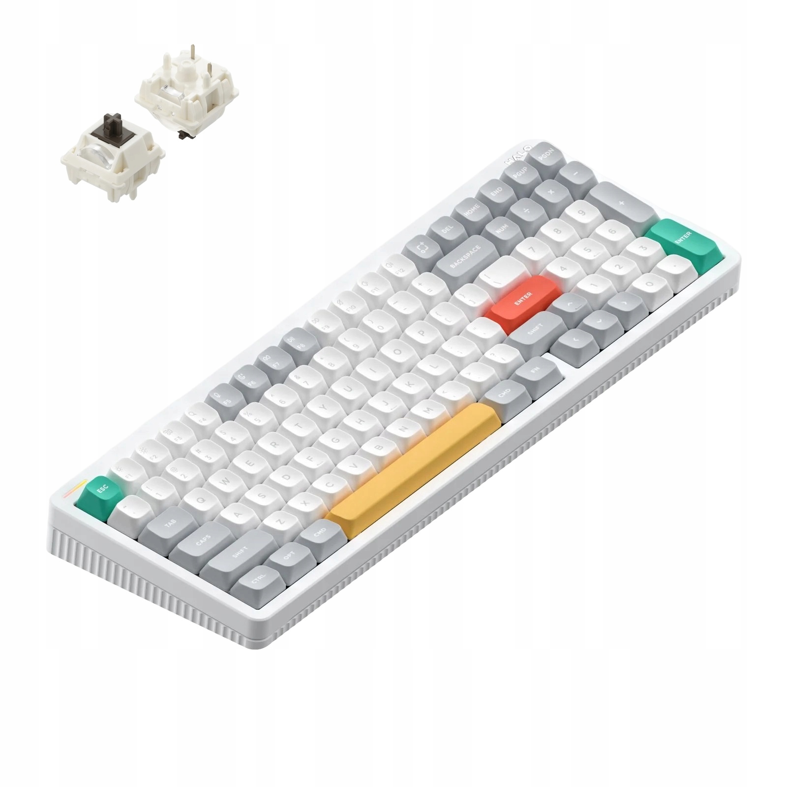 Bezdrátová mechanická klávesnice NuPhy Halo Io Series Brown Max