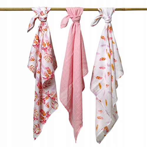 BABYONO PIELUSZKI PIELUSZKA BAMBUS MIĘKKIE 3 SZT Rodzaj bambusowa