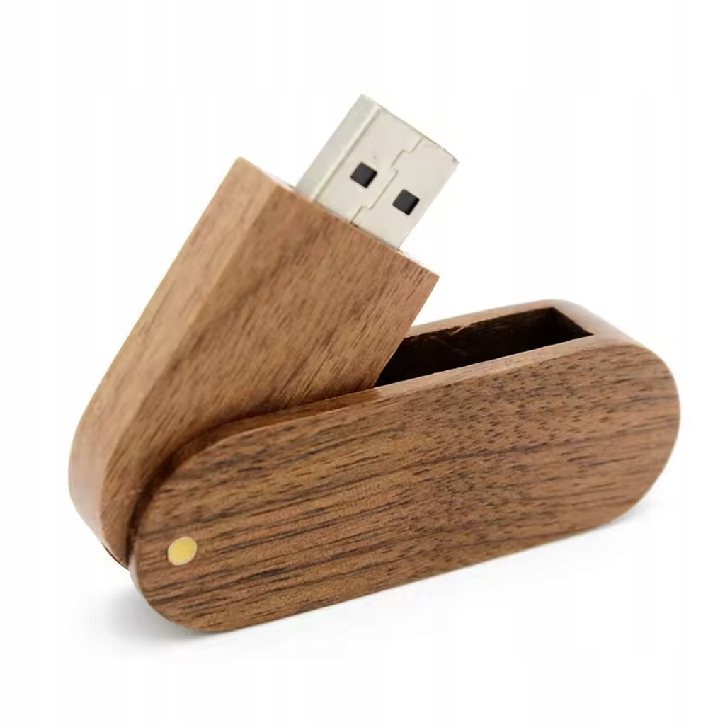 PENDRIVE PAMIĘĆ USB 8GB EKO DREWNIANY Z ZAMKNIĘCIEM - 5 WZORÓW Model Twister