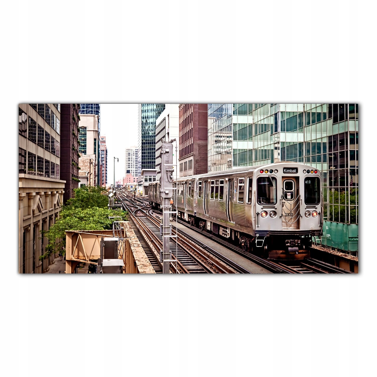 

Obraz na szkle Foto Pociąg Tory Transport 120x60