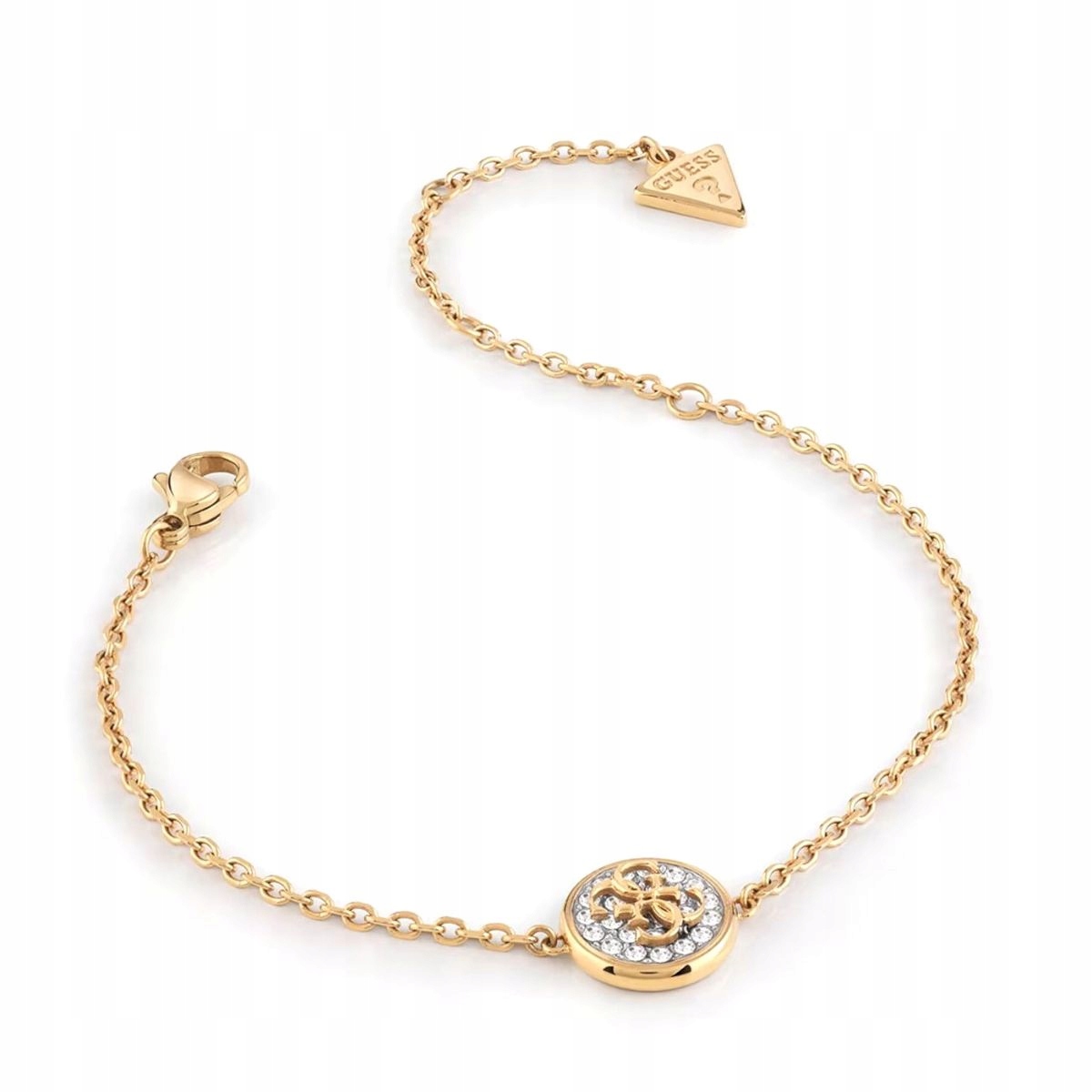 Zlatý náramek Guess s krystaly Dreaming Guess JUBB03125JW (s)