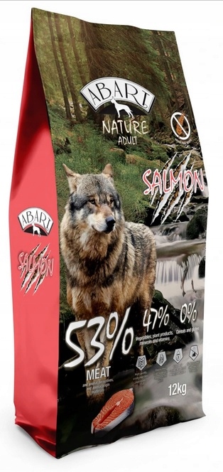 Levně Abart Nature Adult Grain Free Salmon 12kg Bezobilné krmivo pro psy (losos)