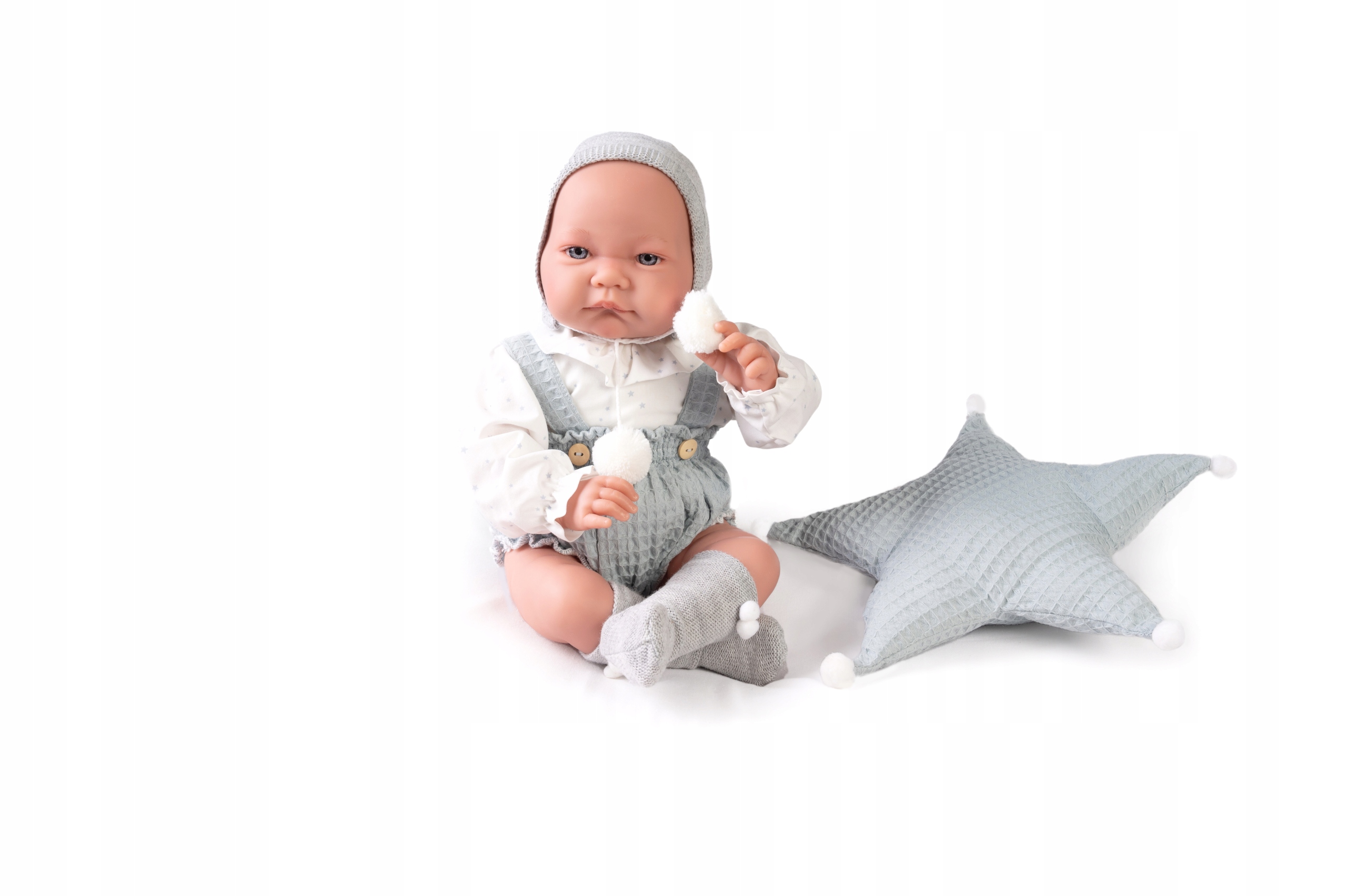 Lalka Antonio Juan Nico con cojín 33231 42 cm Marka Antonio Juan