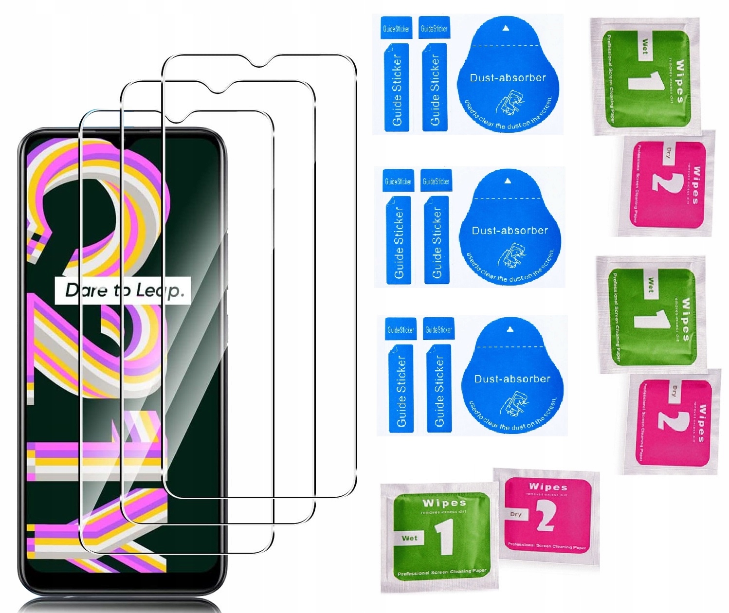 

3X Szkło Hartowane do Realme C11 C21Y C25Y C31 C35