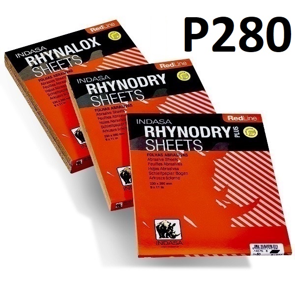 

Papier Ścierny Wodoodporny Indasa Red P280